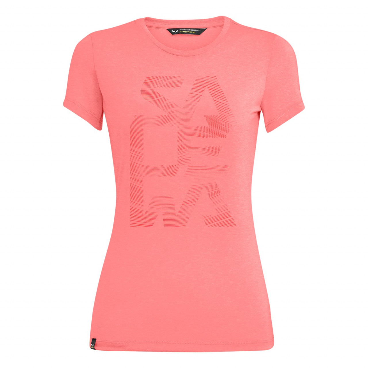 Camisetas Mujer Chile - Salewa Print Dry - Rosas - PLCB-34985